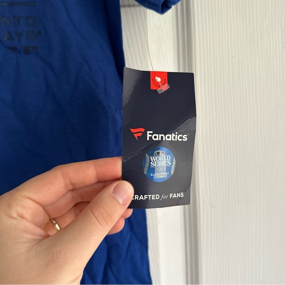 Men's Toronto Blue Jays Fanatics Royal 2023 Postseason Locker Room T-Shirt, M - Picture 8 of 10